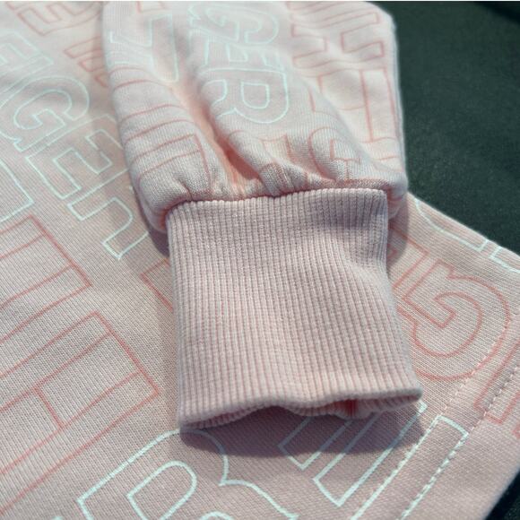 Tommy Hilfiger Logo Crewneck Sweatshirt, Pink, Toddler Girl 2T - Picture 3 of 6